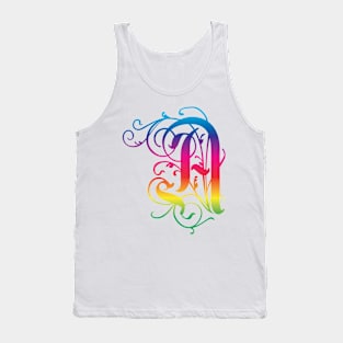 Name first alphabet A Tank Top